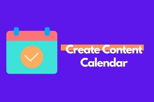 create content calendar