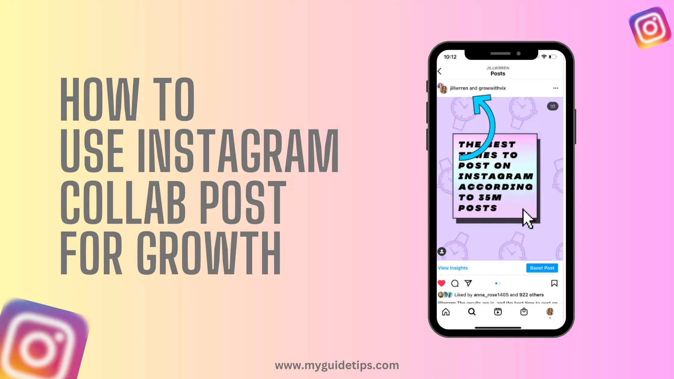 how to use Instagram Collab post